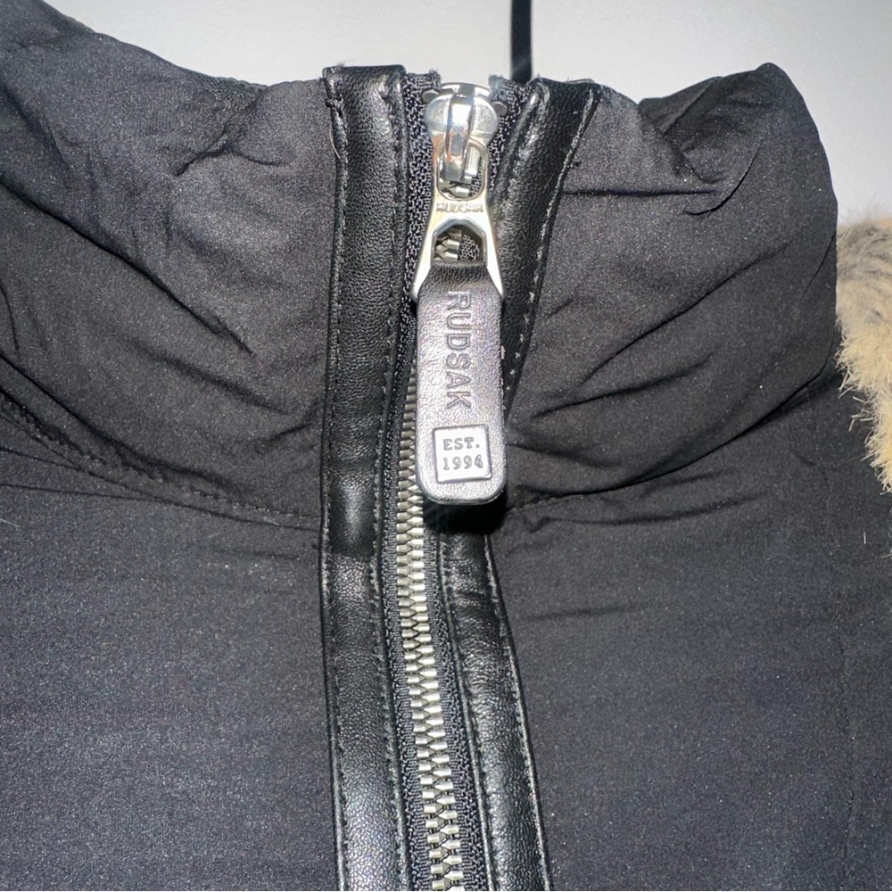 RUDSAK Moda Parka Black Puffer Jacket - Picture 7 of 10